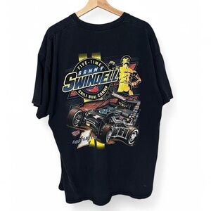 Sammy Swindel Sprint Car Racer Black Graphic T shirt
